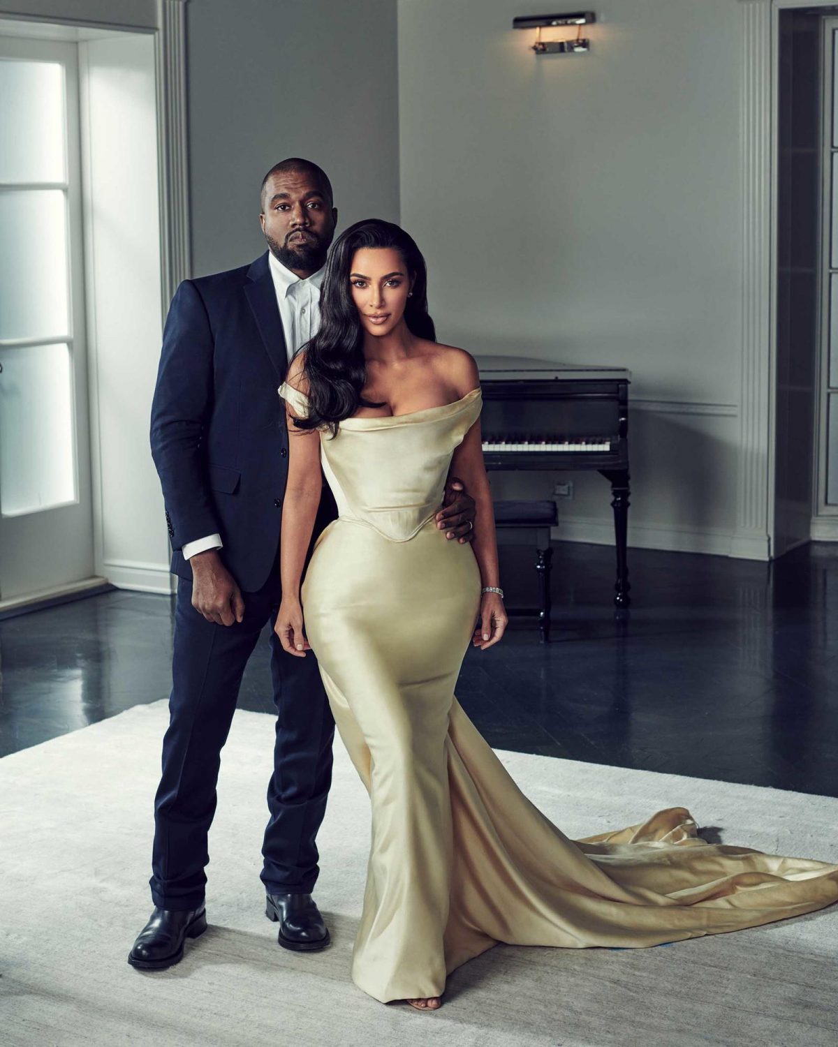 Kim Kardashian Wears Vintage Wedding Dress For Diddy'S 50Th Birthday Party  | Cosmopolitan Middle East