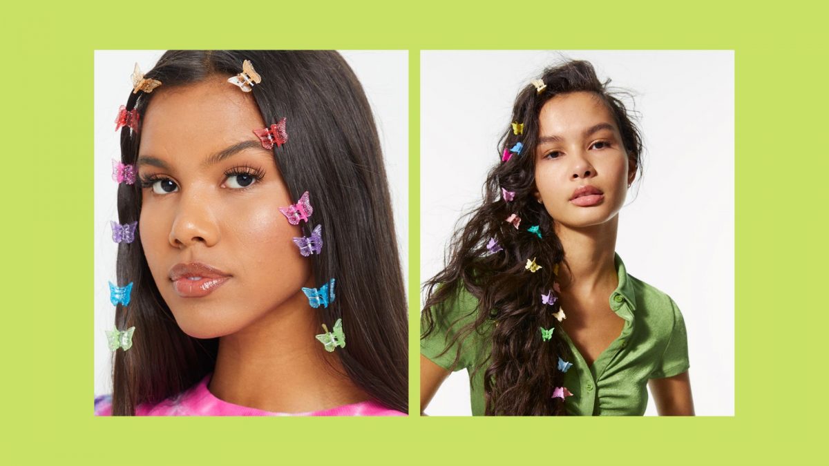 Butterfly clips are this summer's ultimate hair accessory