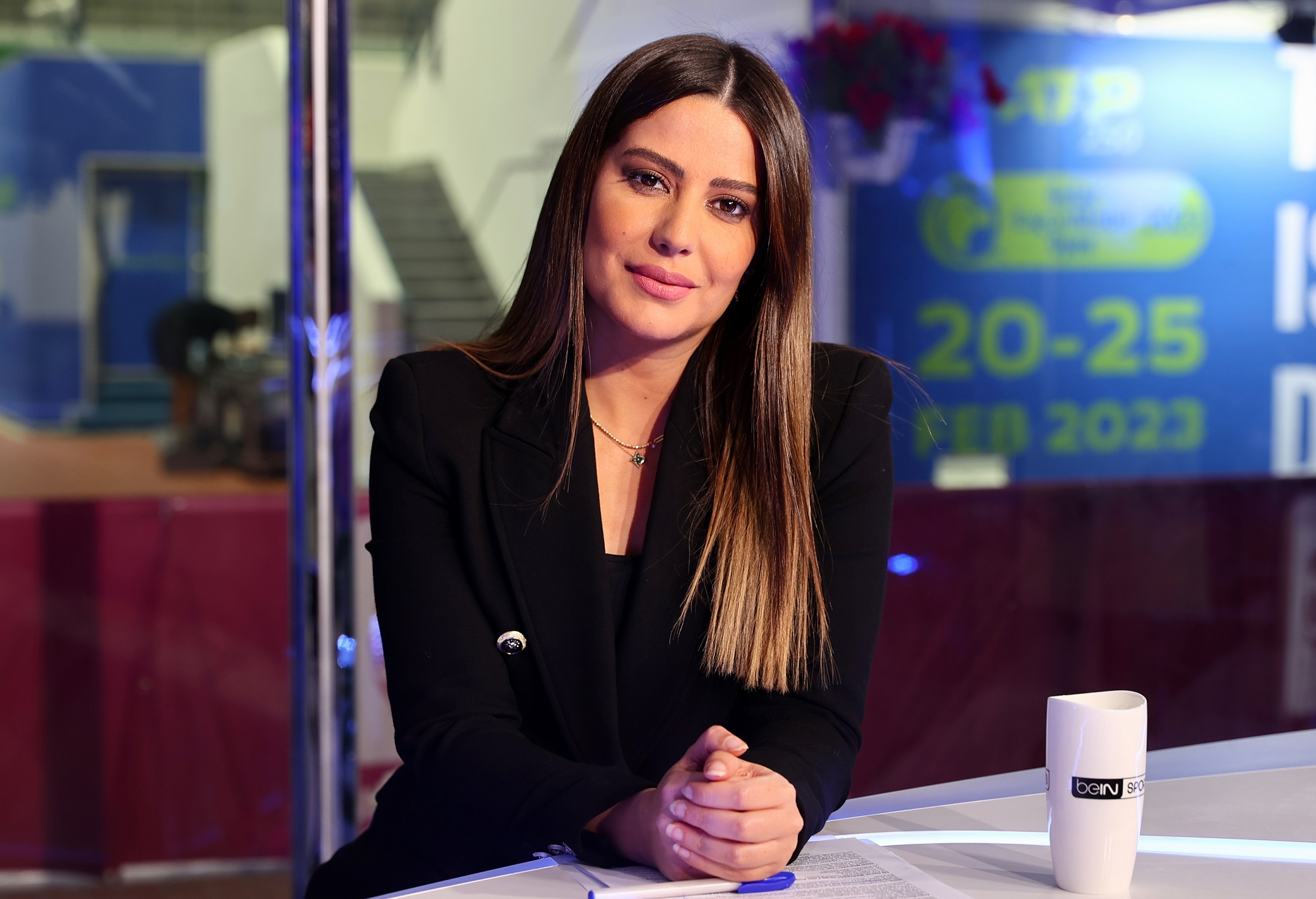 Interview beIN sports journalist Areej Sleem on being the first Arab female presenter to cover *major* tennis tournaments, her next major challenges, and her idol