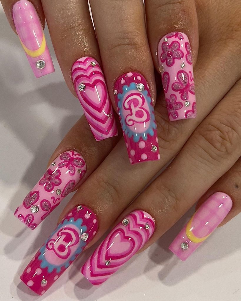 Pink Barbie Nails: Ideas and Polishes to Try | POPSUGAR Beauty UK