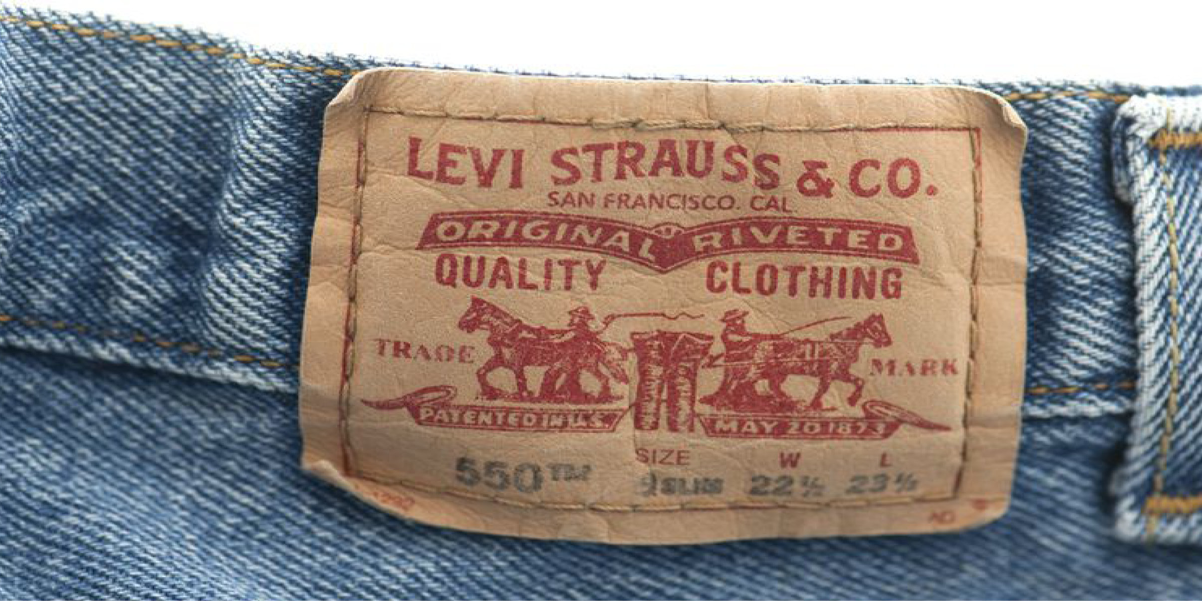 levi jeans with holes in the back