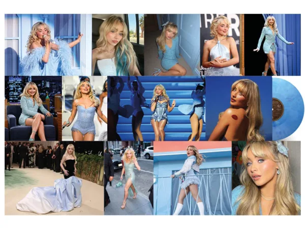 Why Sabrina Carpenter’s love affair with blue is brilliant