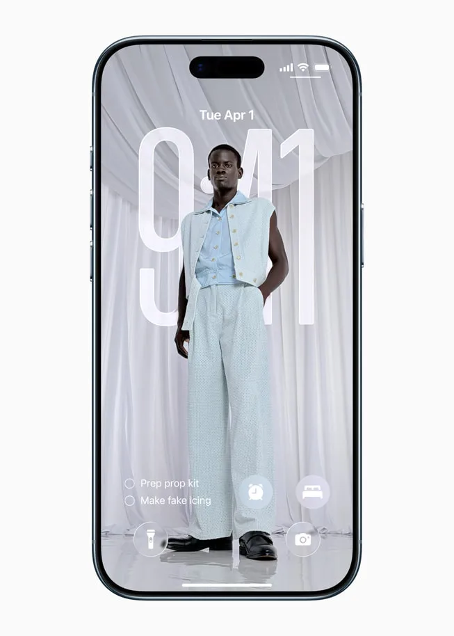the new iphone air lockscreen 