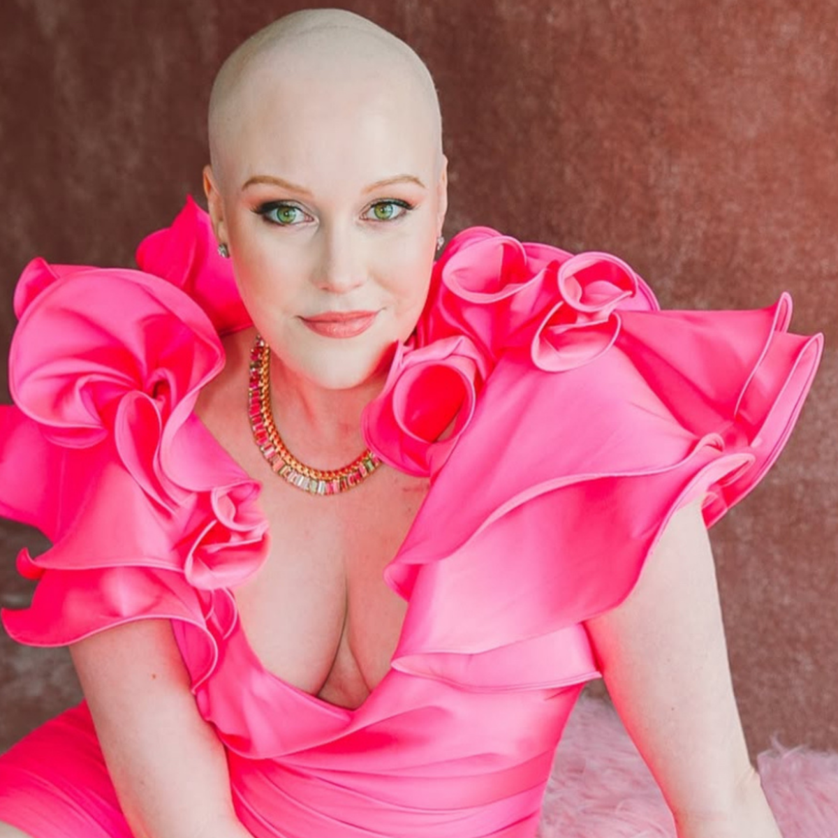 The Phoenix wears pink