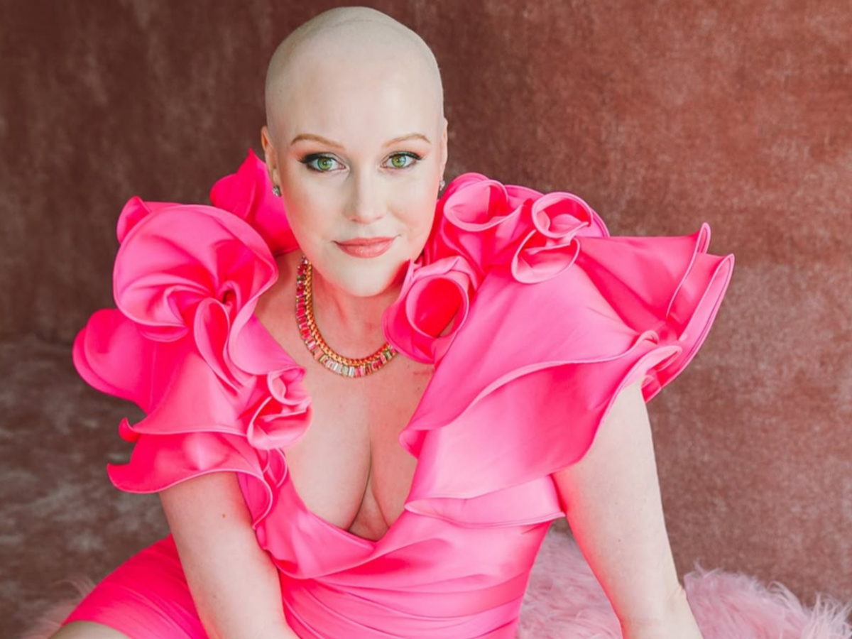 The Phoenix wears pink