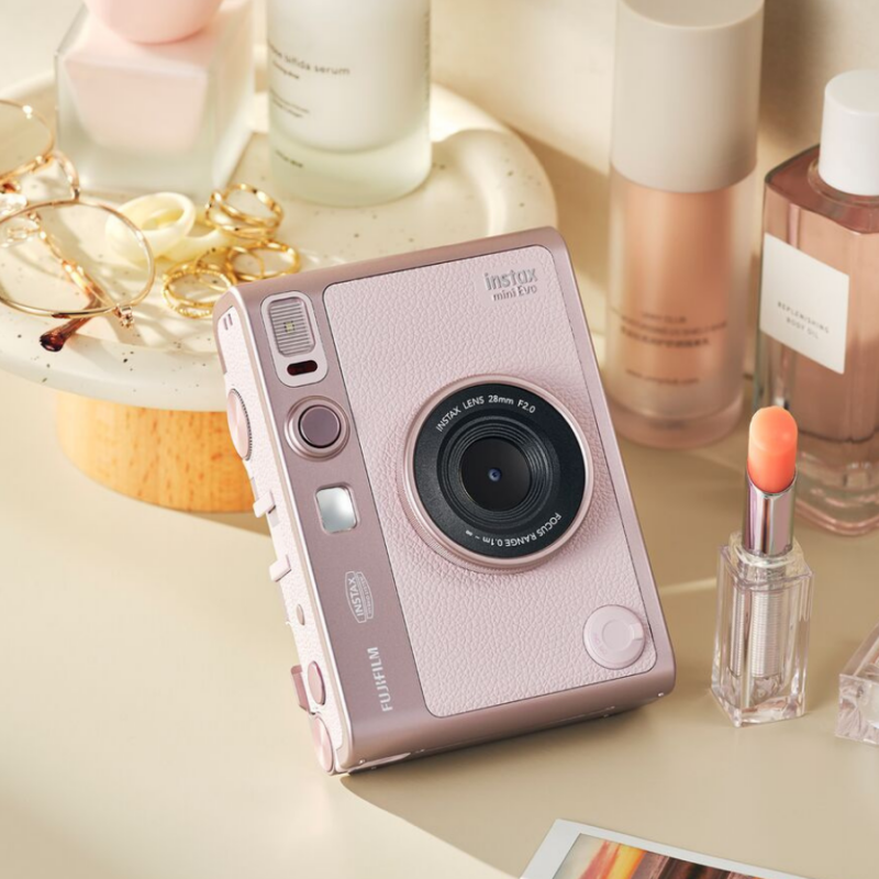 Say hello to the Mini Evo Gentle Rose, Instax’s chic new must-have