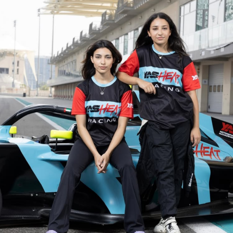 Fast and feminine: The Emirati sister duo leading the race for representation