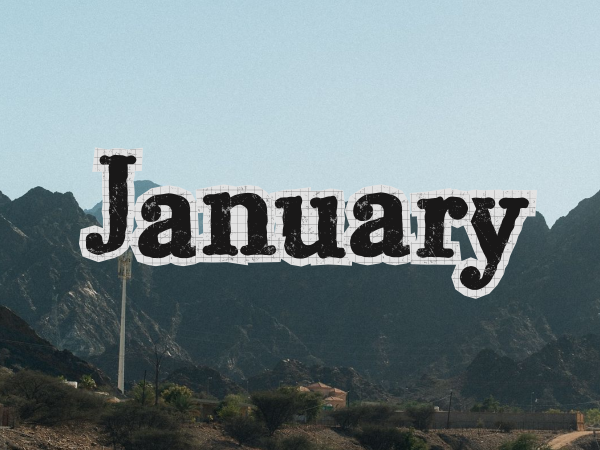 Your January calendar is here