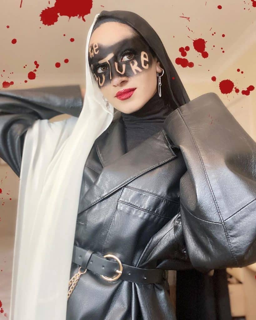 modest halloween costume